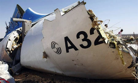 Confirmada explosión de una bomba a bordo del A321